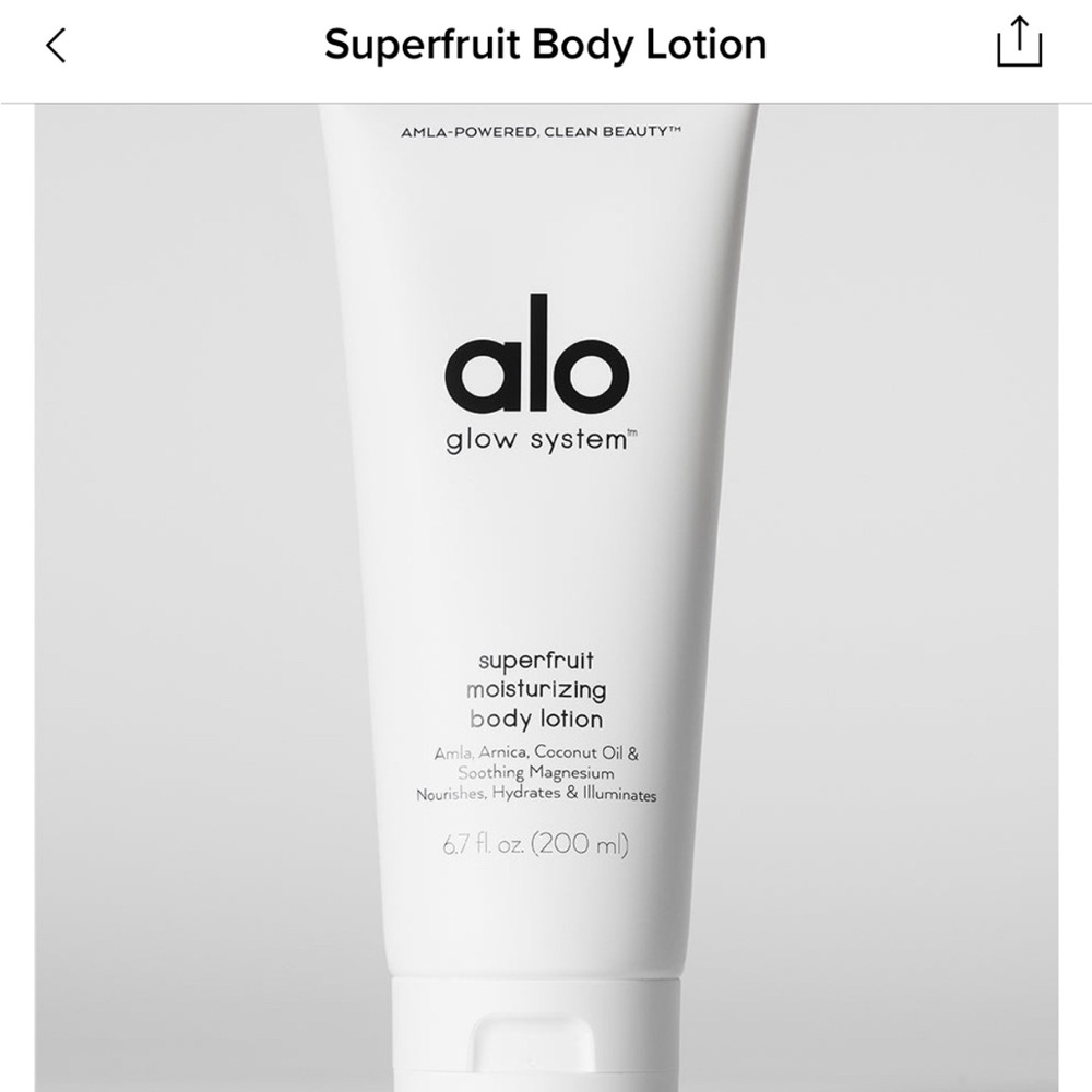 Alo body lotion